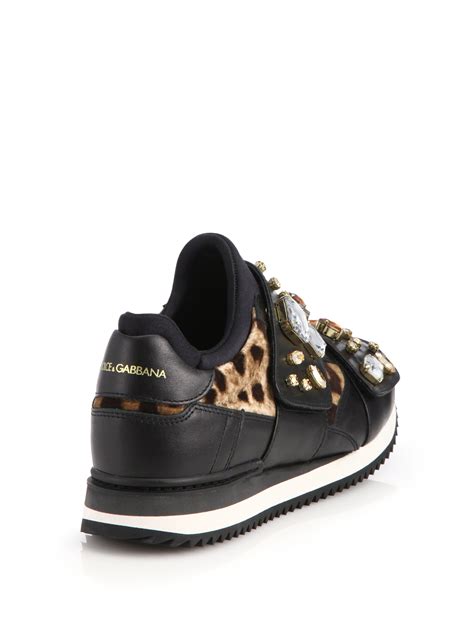 dolce gabbana sneakers leopard print.